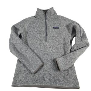Patagonia Better Sweater 1/4 Zip Fleece Pullover Gray‎ Birch gray 25618 FA19 S